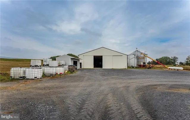a view of car parked in garage