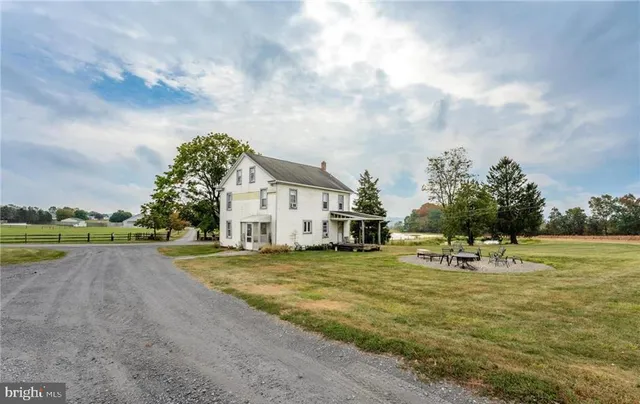 a view of a playground with houses