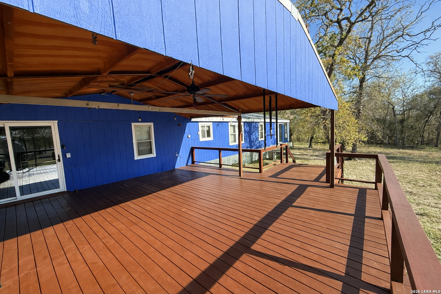 470 Lyon Road Seguin, TX 78155 - Photo 39 of 43 a view of balcony with wooden floor and outdoor seating