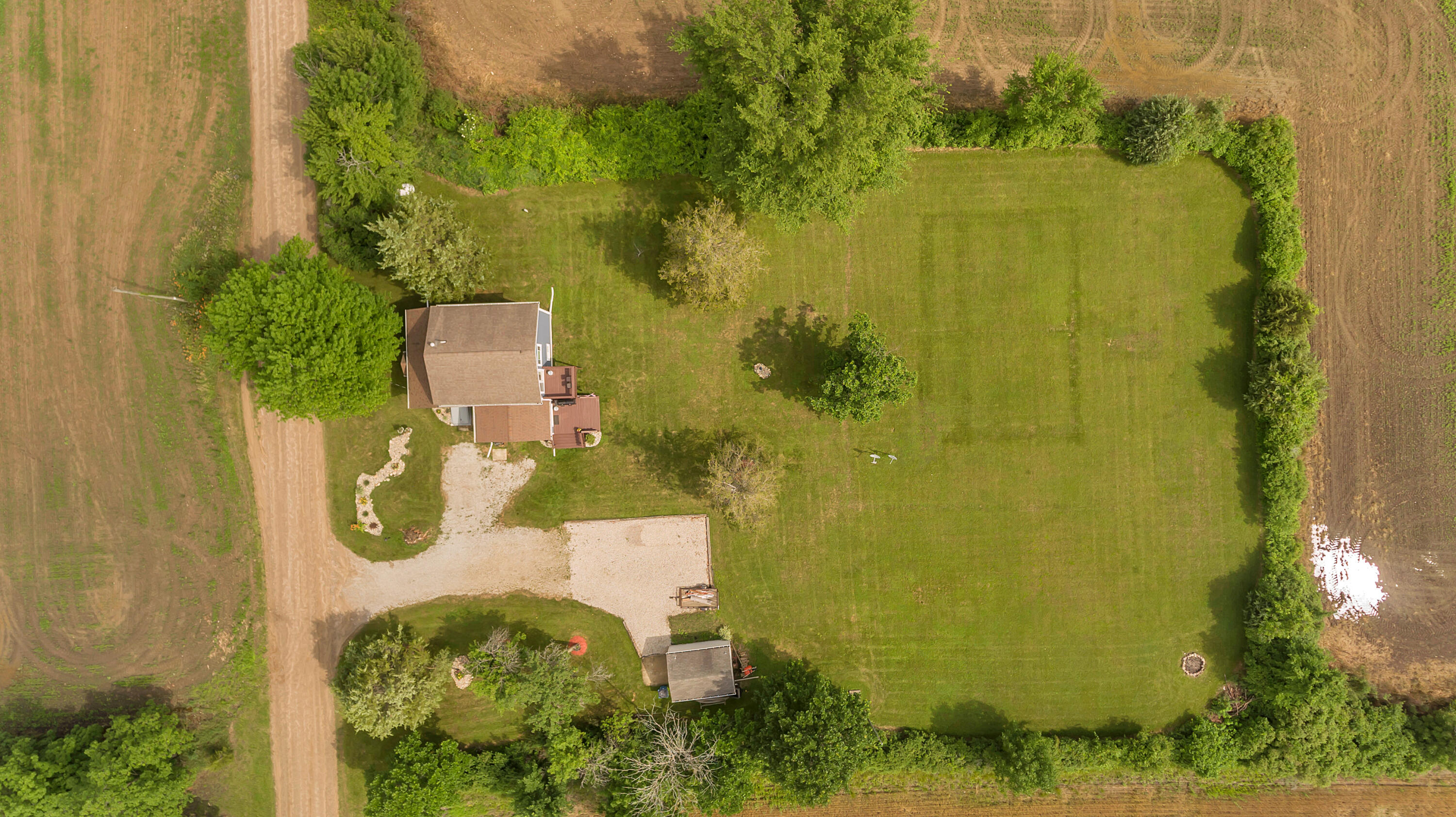 3555 Pease Road South Bellevue, MI 49021 - Photo 4 of 26 Birds Eye View:-)