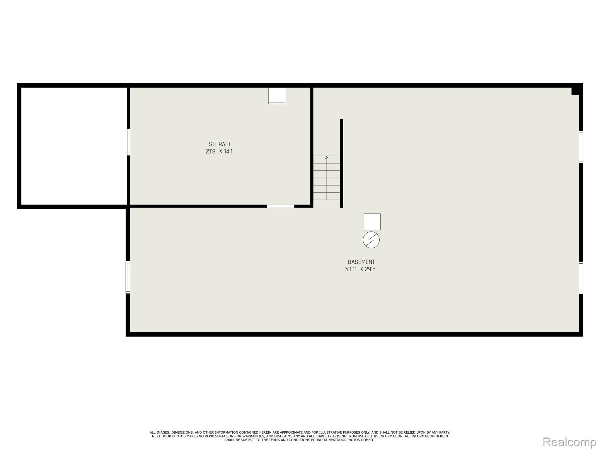 4915 Bell Oak Road East Webberville, MI 48892 - Photo 27 of 27 9e basement floorplan.jpg