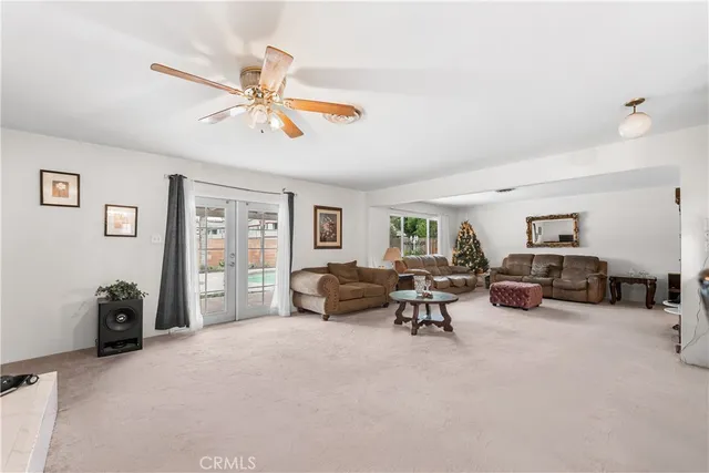 a view of a livingroom with furniture and a couch