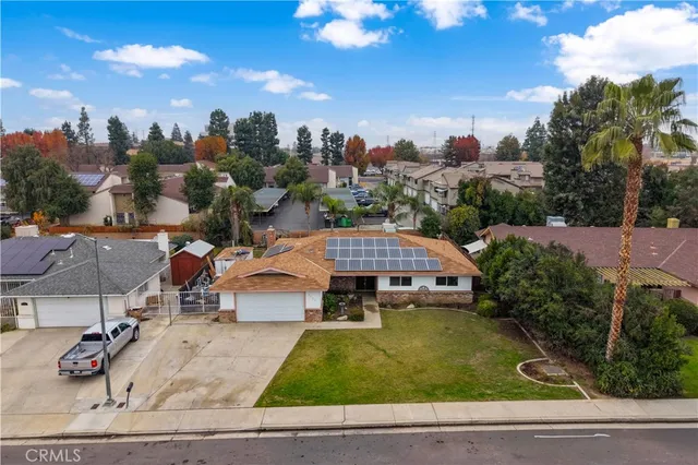 a view of a city with tall buildings
