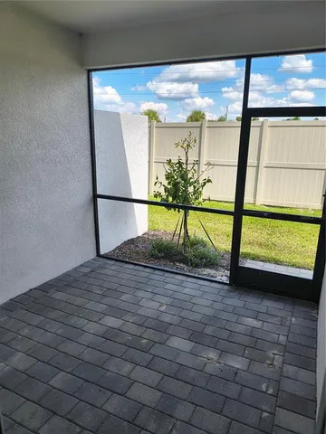 a view of front door