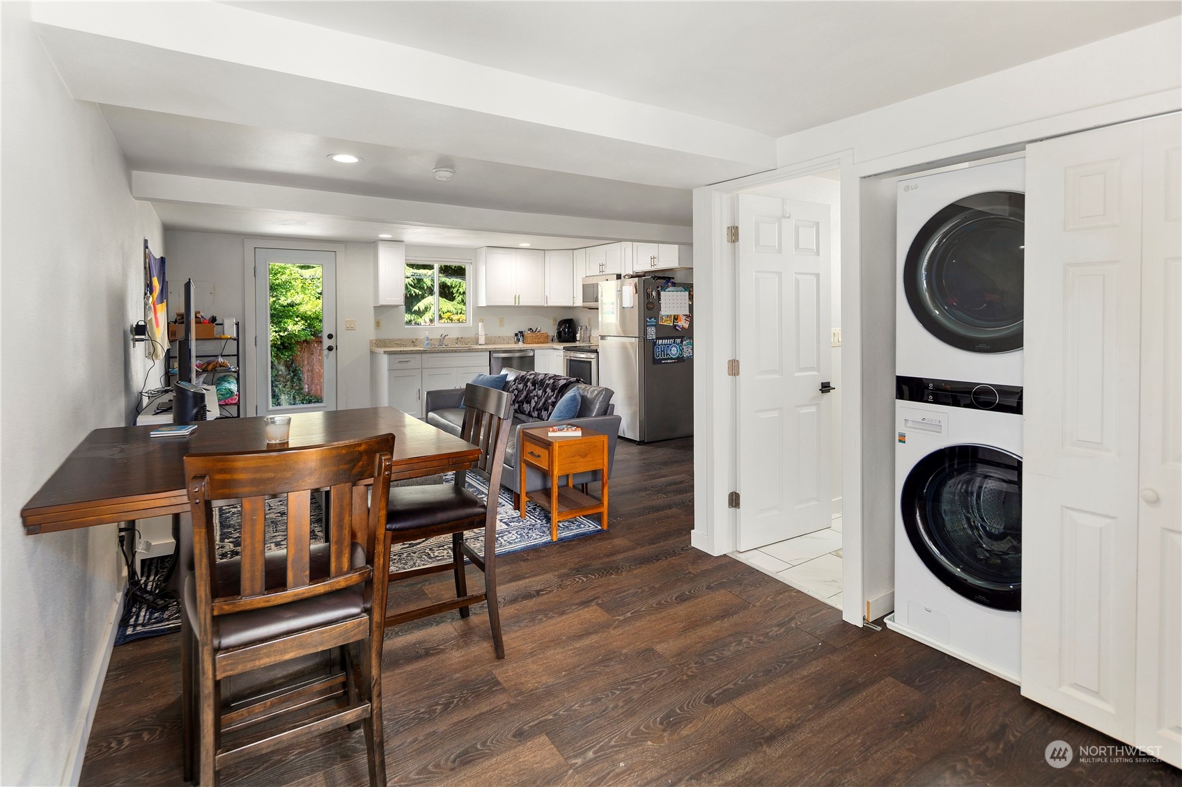7728 South 128th Street Seattle, WA 98178 - Photo 18 of 31 a view of a living room washer and dryer
