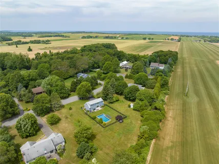 a view of an ocean and beach