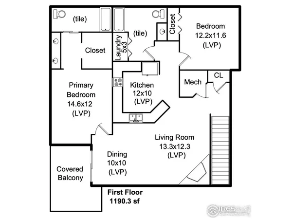 a view of an empty room