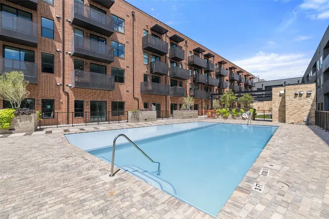 a view of a building with a outdoor space