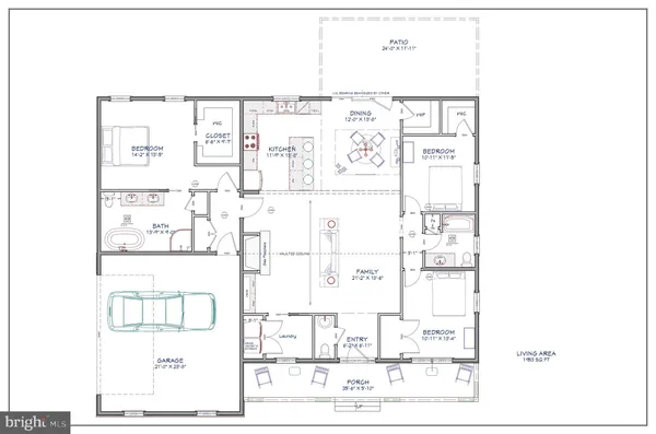 a picture of a floor plan