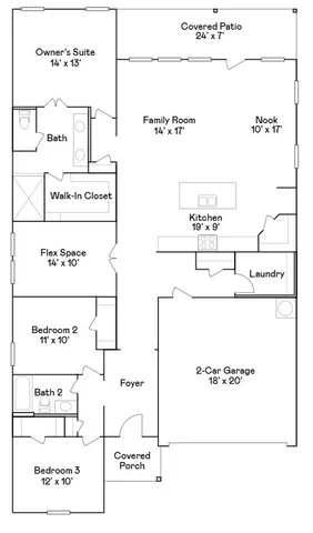 $254,990 | 1739 Indigo Chase Drive, Crosby, TX 77532