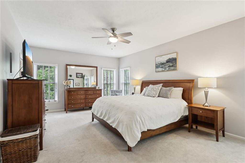319 Buffalo Ridge Road Peters Township, PA 15317 - Photo 24 of 47 Spacious Bedroom with loads of natural light and custome blinds and walk in closet