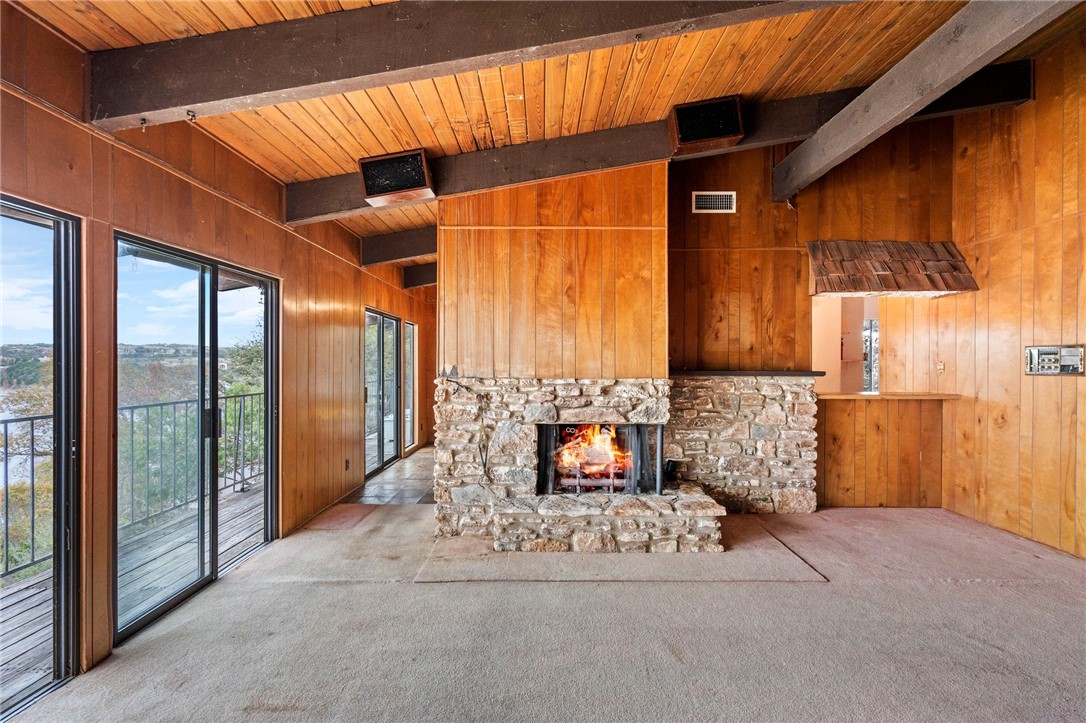 a outdoor view of a building with a outdoor space