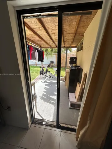 a close view of washer and dryer