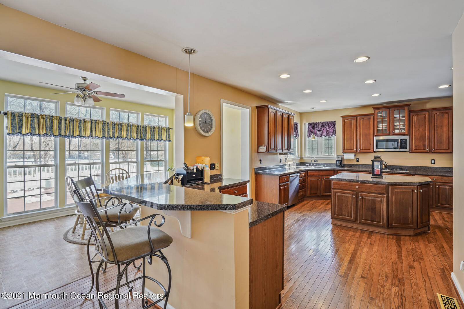 9 Nicholas Court Cream Ridge, NJ 08514 - Photo 22 of 53 a kitchen with granite countertop lots of counter top space and stainless steel appliances