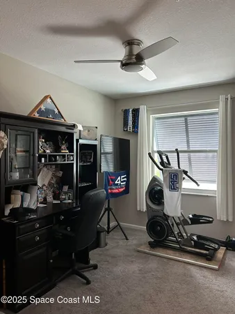 a room with furniture