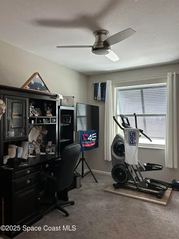 a room with furniture