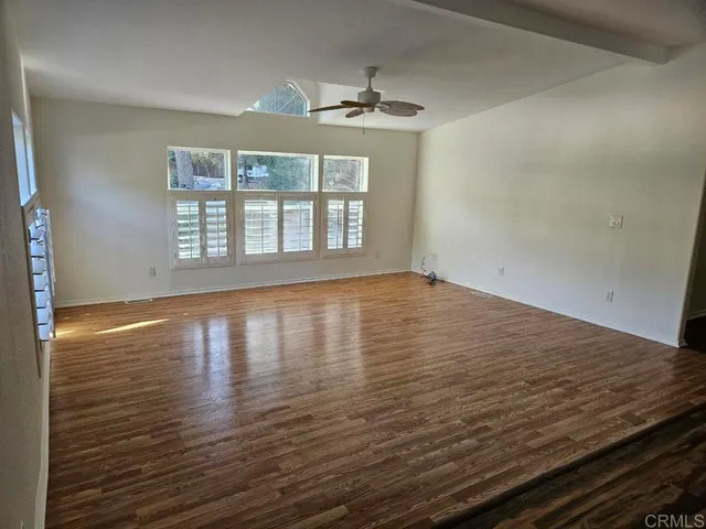 wooden floor in an empty room
