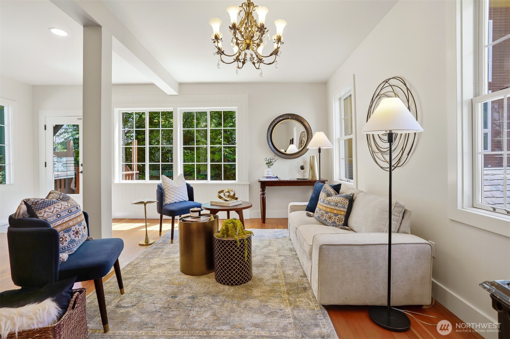 1749 Northwest 63rd Street Seattle, WA 98107 - Photo 12 of 40 a living room with furniture a table and a large window