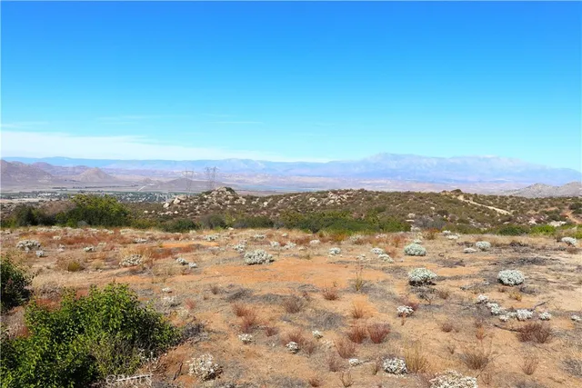 a view of a house with a mountain view