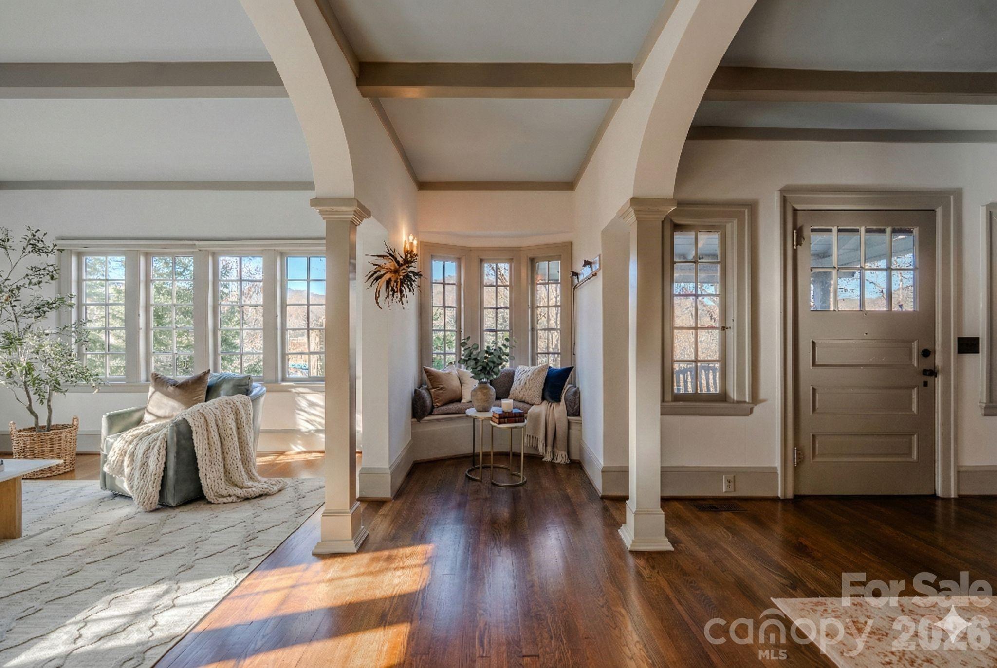 66 Fox Trot Lane Tryon, NC 28782 - Photo 5 of 48 a living room with furniture and wooden floor