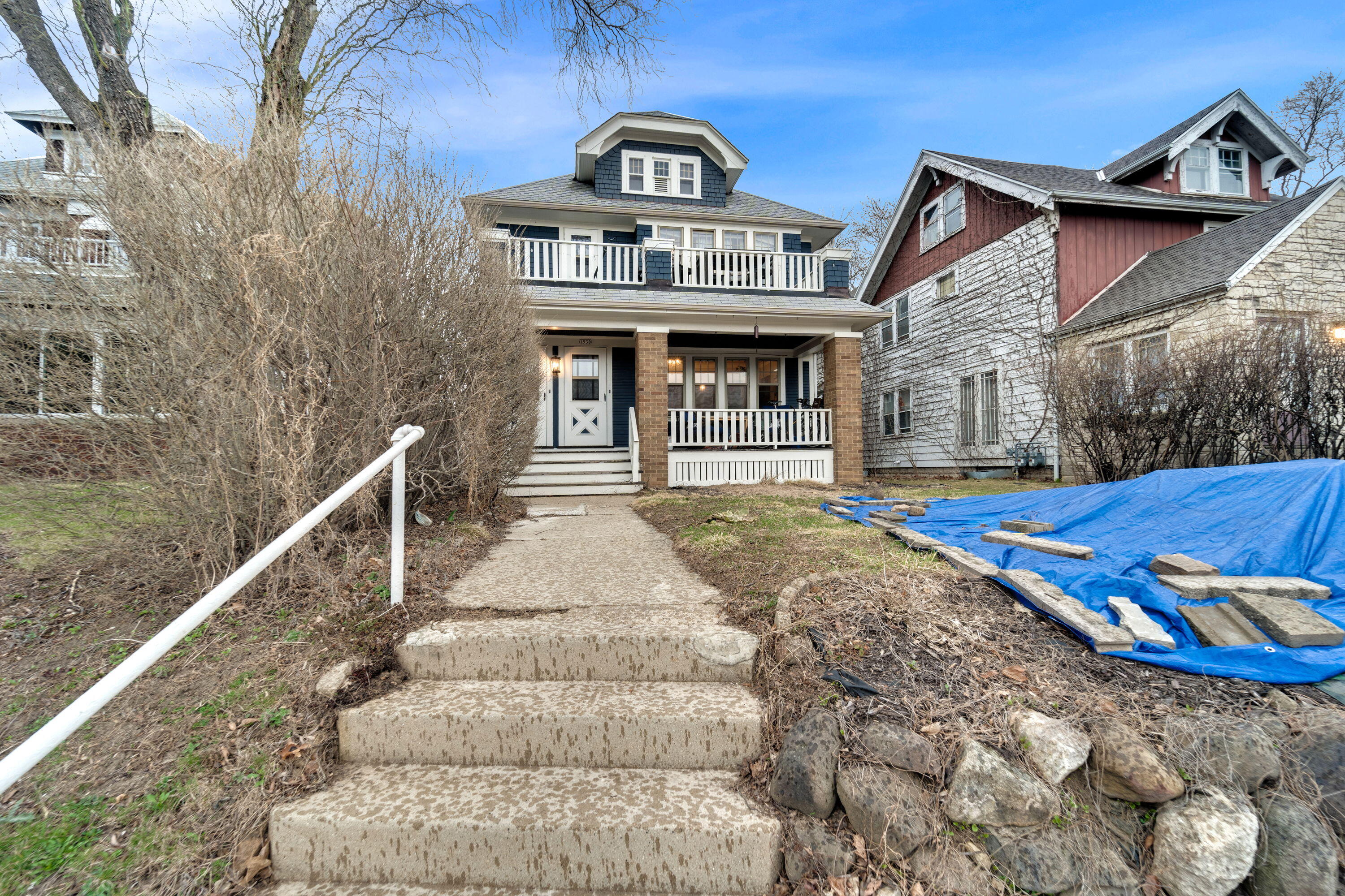1530 North Hawley Road, Unit 1532 Milwaukee, WI 53208 - Photo 31 of 36 Don't mind the messy yard, it will be fixed by mid April by landscapers. Sewer and Water laterals replaced.