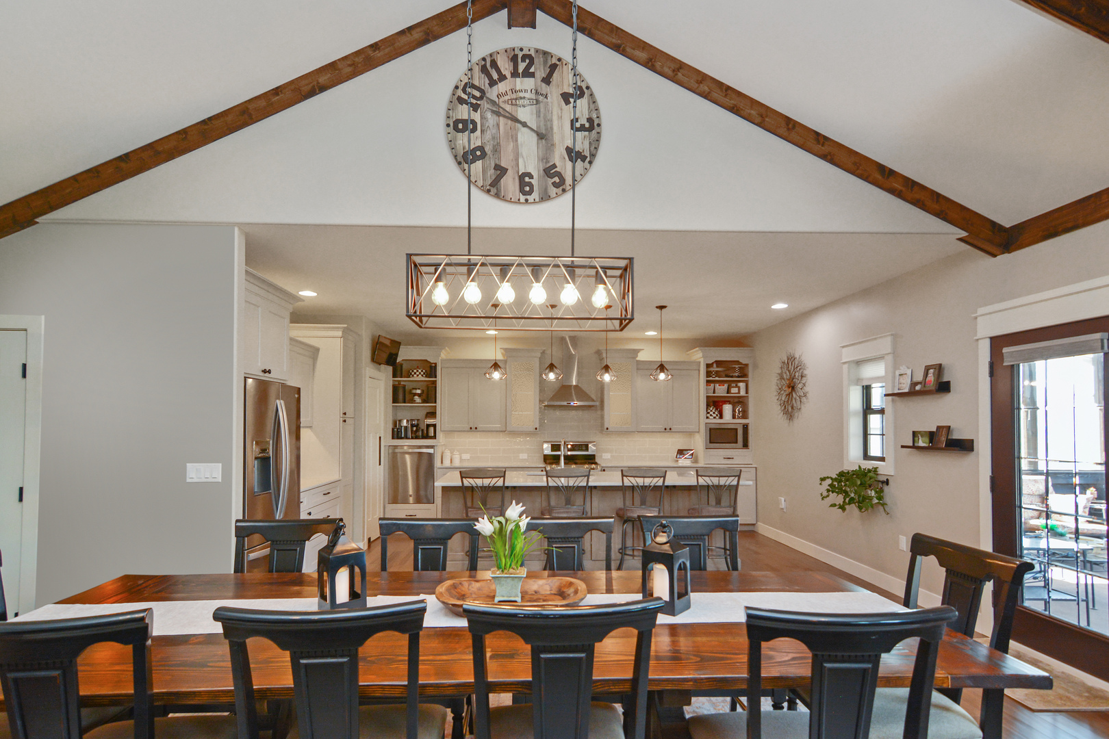 2235 North Bridge Drive Normal, IL 61761 - Photo 77 of 96 a view of a dining room with furniture and chandelier