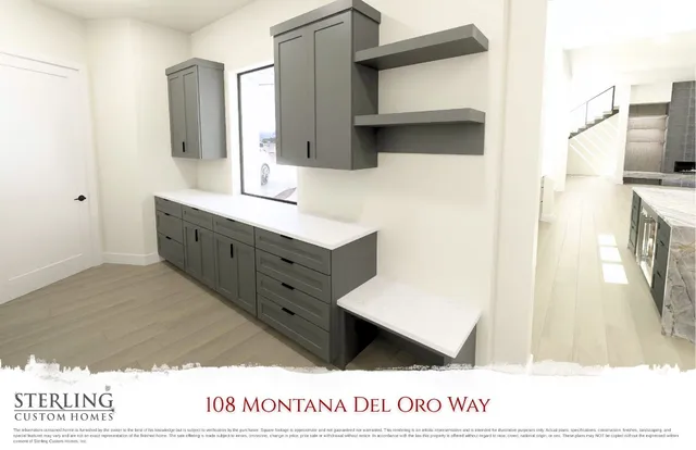 a bathroom with a sink a mirror and a