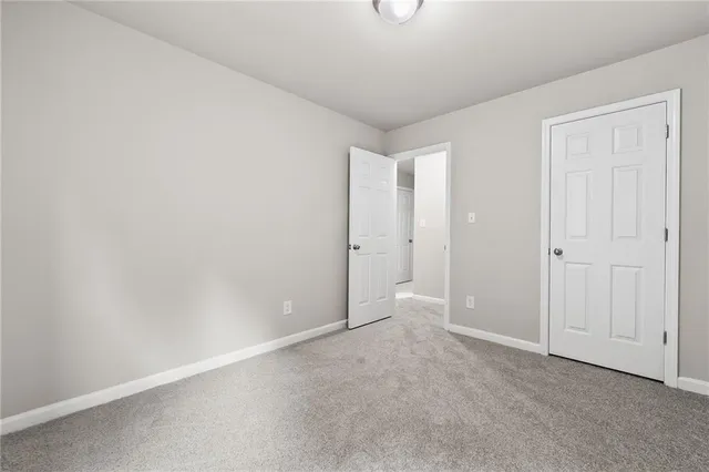 a view of an empty room