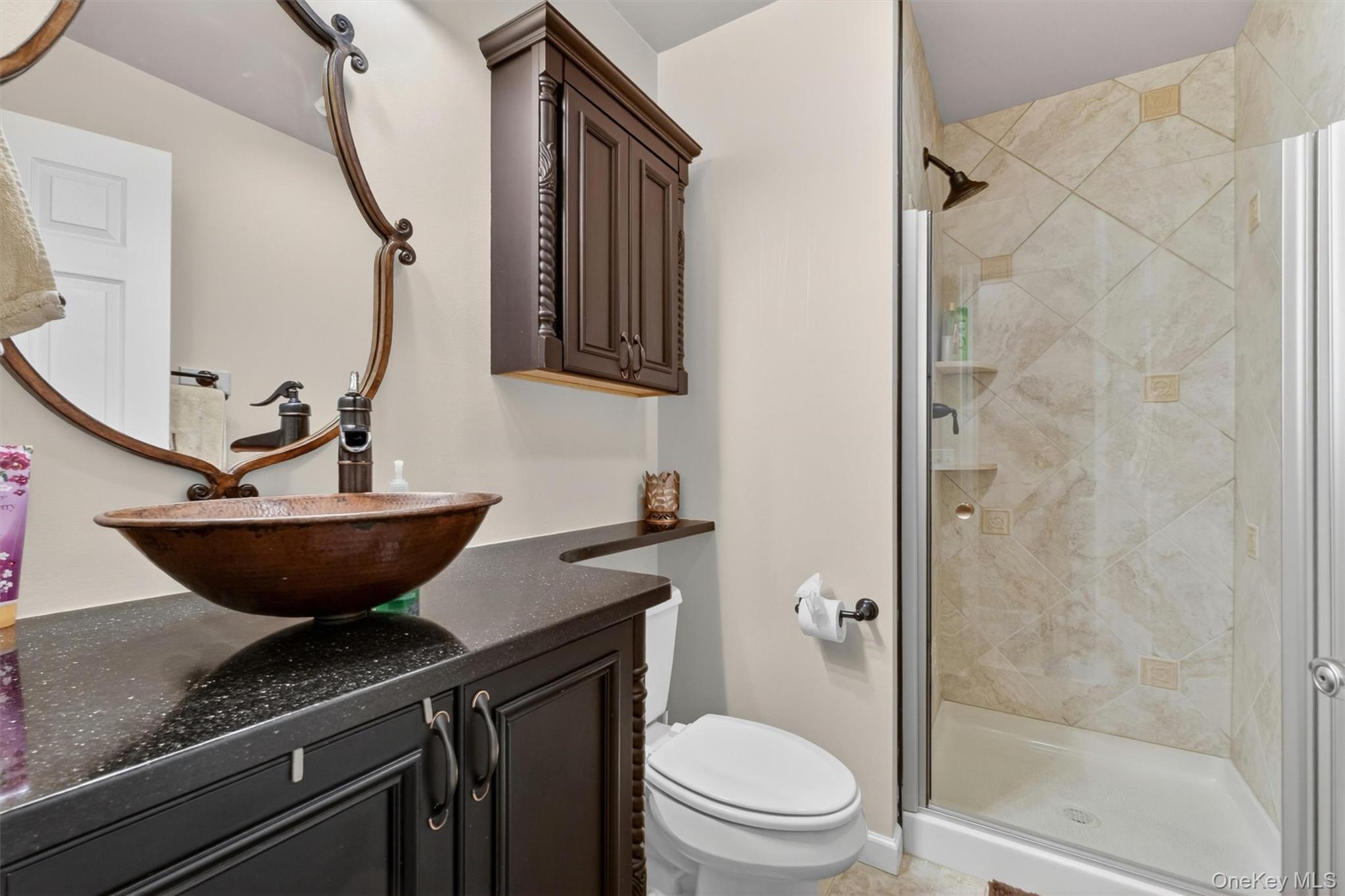219 Country Club Road Hopewell Junction, NY 12533 - Photo 36 of 49 a view of a bathroom with a shower and a sink