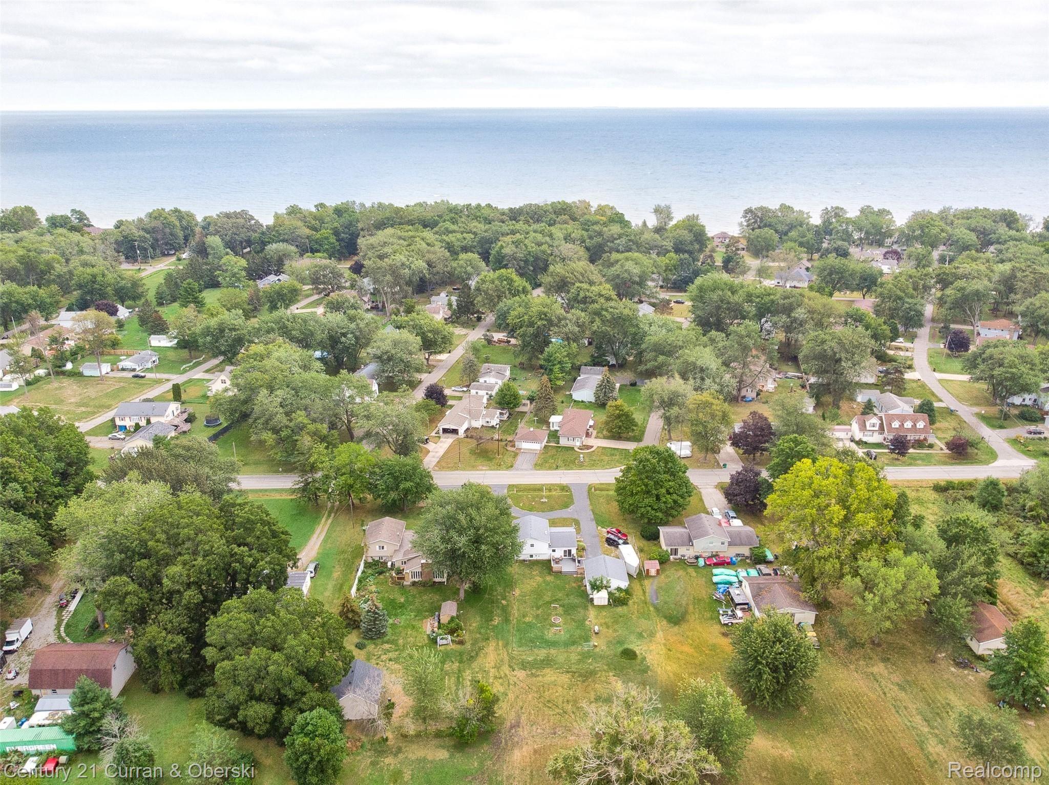 13649 Laplaisance Road Monroe, MI 48161 - Photo 4 of 22 Ariel View to Lake .jpg