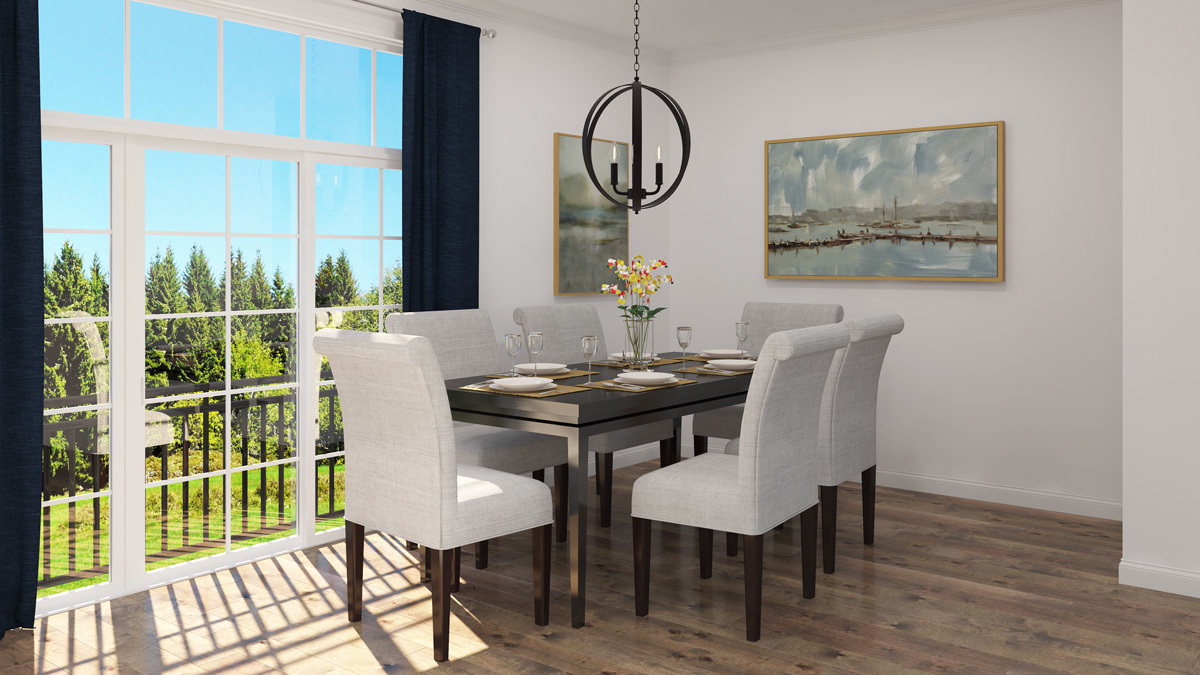 1753 Winnetka Road Northfield, IL 60093 - Photo 4 of 5 a view of a dining room with furniture window and wooden floor