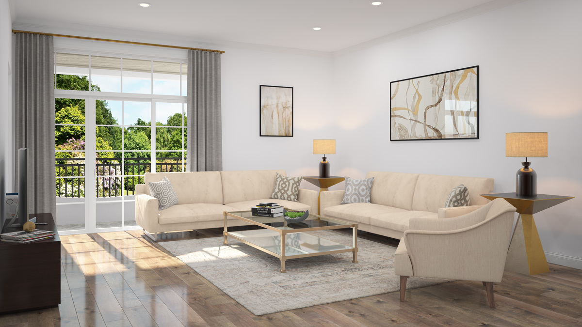 1753 Winnetka Road Northfield, IL 60093 - Photo 5 of 5 a living room with furniture and a large window