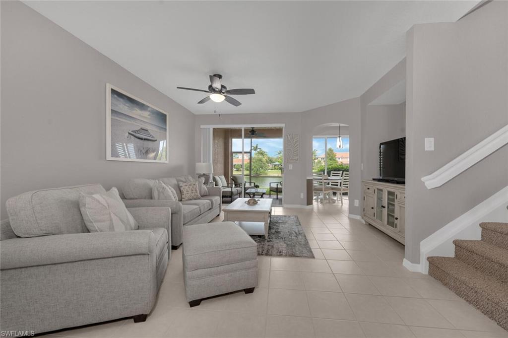 17528 Cherry Ridge Lane Fort Myers, FL 33967 - Photo 3 of 18 a living room with furniture and a flat screen tv