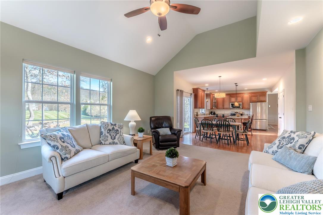 3505 Woodbyne Road Hellertown, PA 18055 - Photo 20 of 66 a living room with furniture and a large window