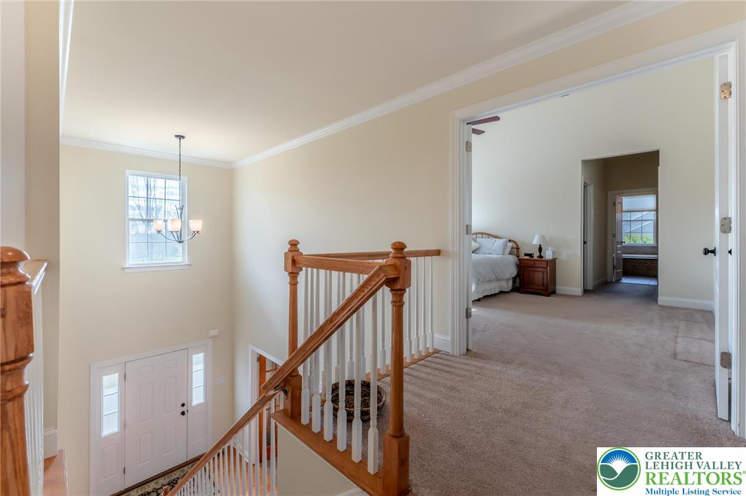 3505 Woodbyne Road Hellertown, PA 18055 - Photo 27 of 66 a view of a hallway with windows and stairs