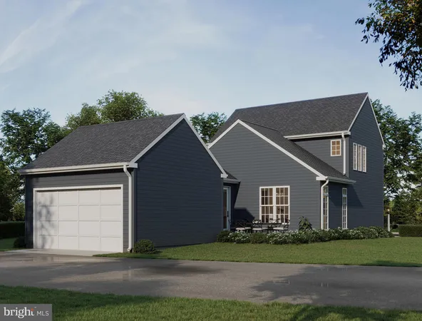 front view of a house and a yard