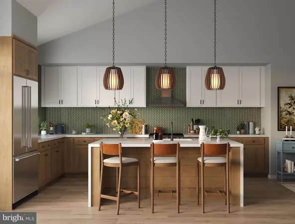 a kitchen with stainless steel appliances granite countertop a stove a sink a dining table and chairs