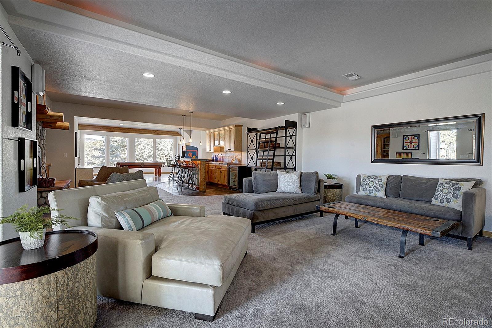 5371 Hazel Road Evergreen, CO 80439 - Photo 42 of 47 a living room with furniture and a potted plant