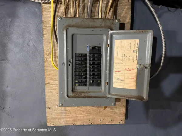 a view of a door of the house