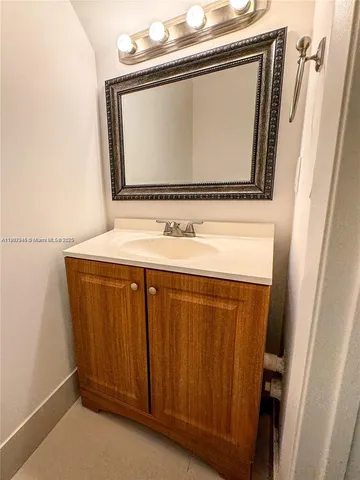 a close view of utility room