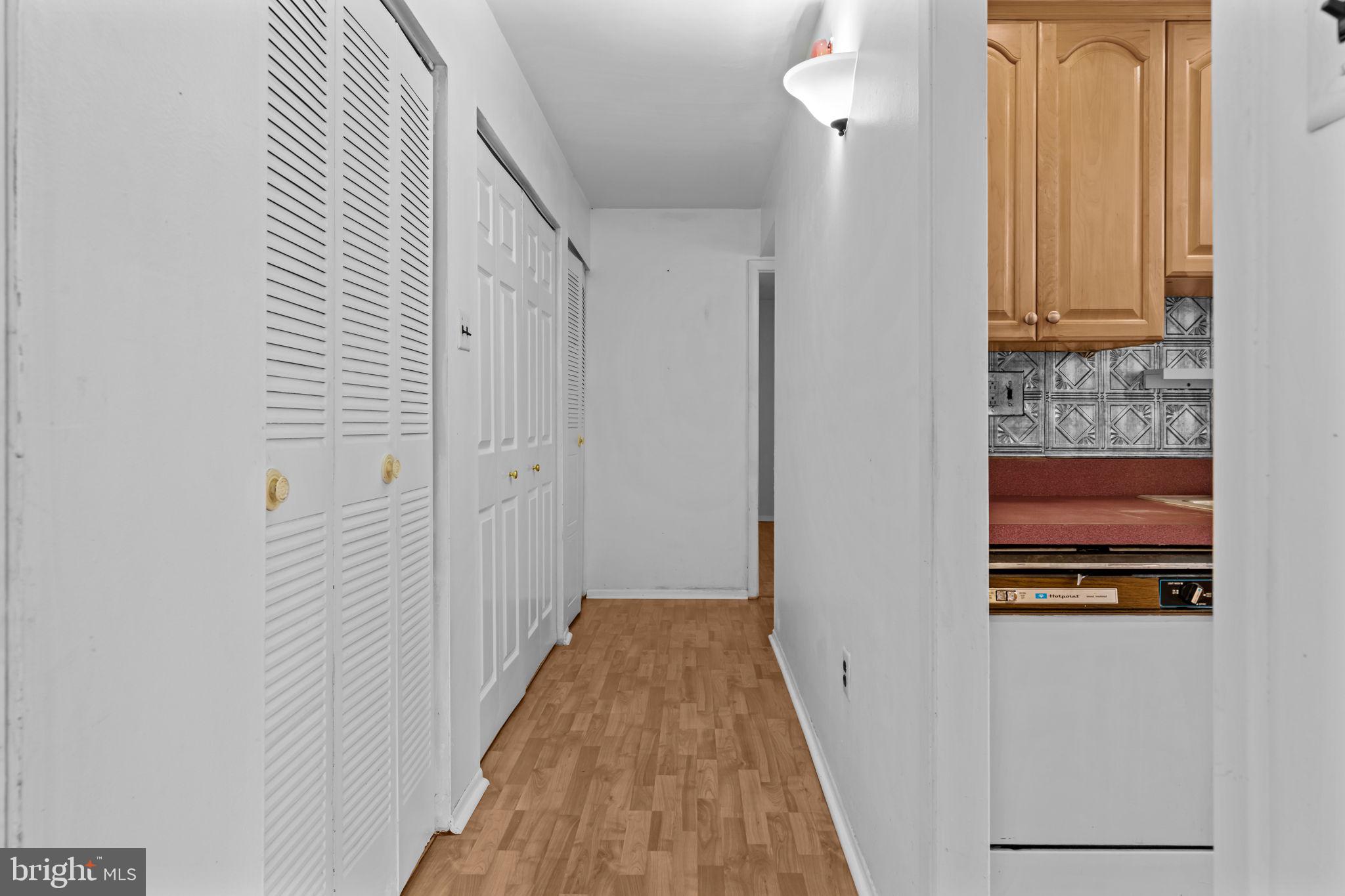 3750 Clarendon Avenue, Unit 3 Philadelphia, PA 19114 - Photo 11 of 20 a view of a hallway with wooden floor and entryway