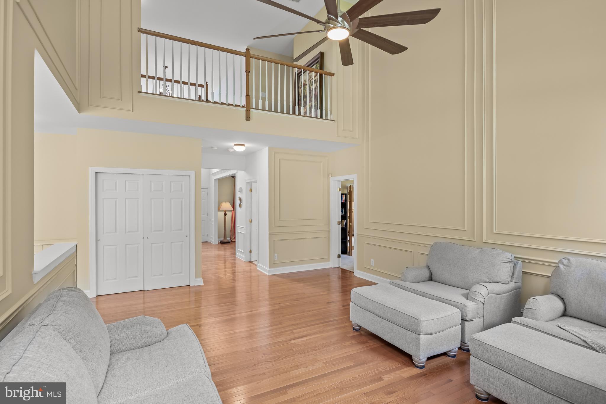54 Jasmine Road Lumberton, NJ 08048 - Photo 24 of 60 a living room with furniture and a ceiling fan
