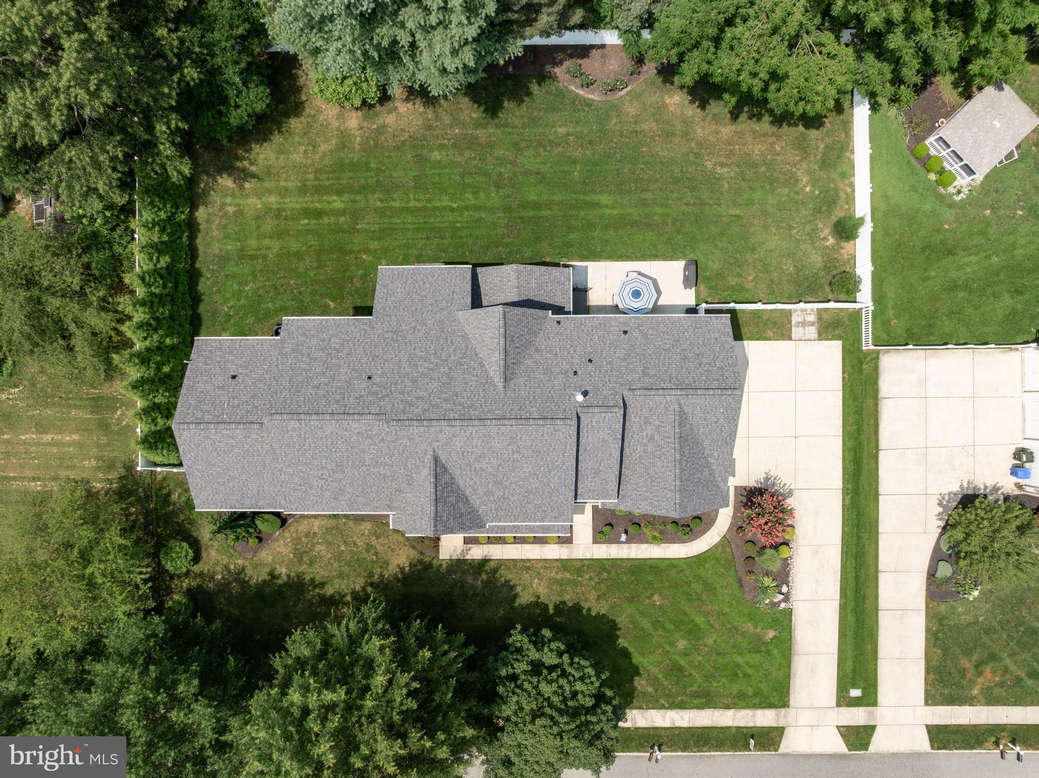 54 Jasmine Road Lumberton, NJ 08048 - Photo 57 of 60 an aerial view of a house with a garden and lake view
