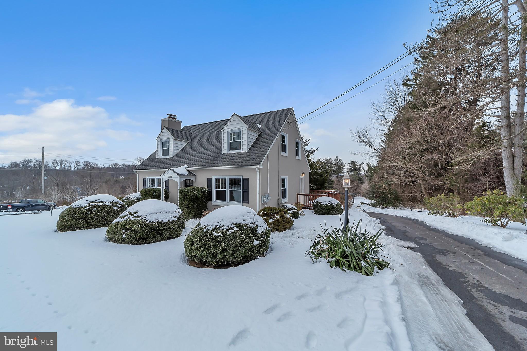 2088 Dutton Mill Road Newtown Square, PA 19073 - Photo 2 of 25 Long driveway around rear of home for lots of cars