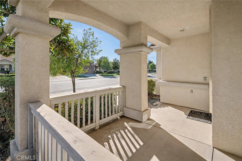 28920 Raintree Drive Menifee, CA 92584 - Photo 15 of 51 a view of balcony with wooden floor