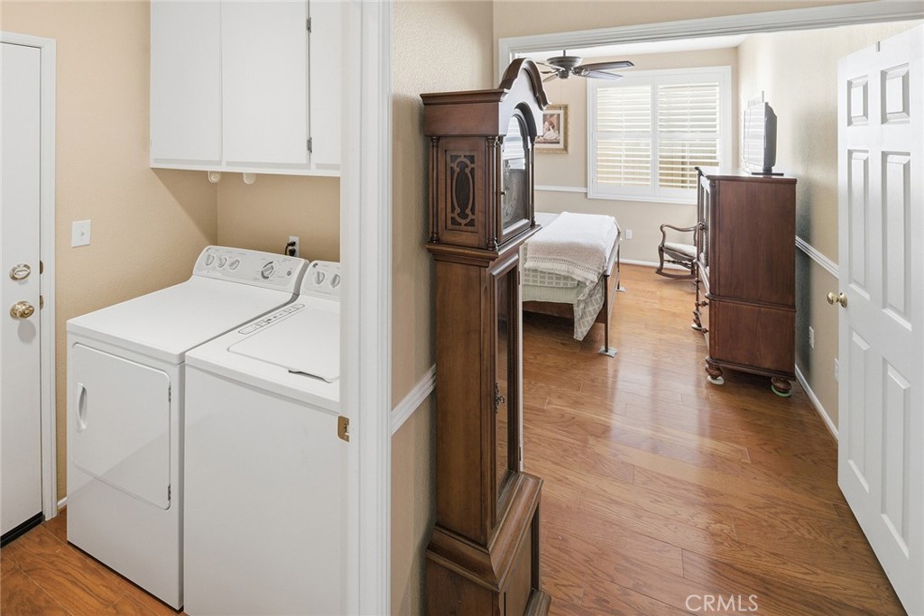 28920 Raintree Drive Menifee, CA 92584 - Photo 44 of 51 a view of hallway with wooden floor