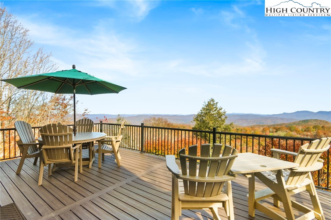 110 Pinnacle Ridge Road Beech Mountain, NC 28604 - Photo 5 of 49 a view of a chairs and table on the wooden floor
