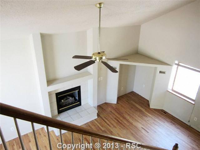 609 Rye Ridge Road Fountain, CO 80817 - Photo 5 of 12 Looking down at living room from upper level.
