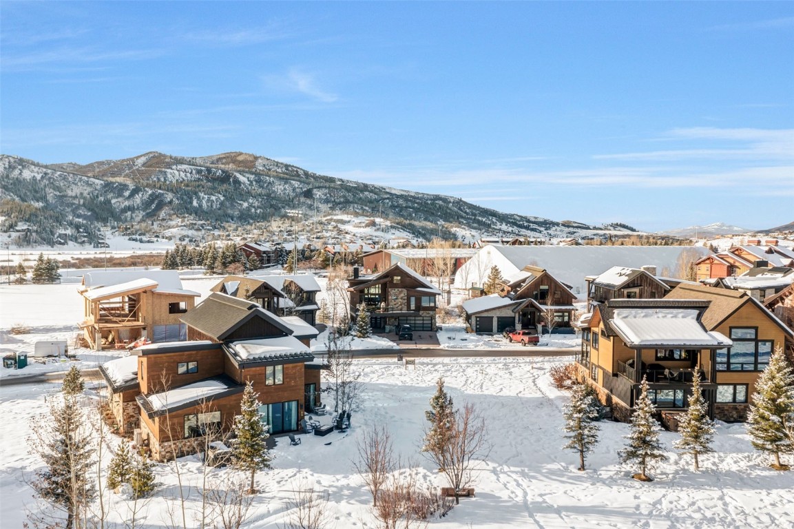 2648 Bronc Buster Loop Steamboat Springs, CO 80487 - Photo 6 of 11 an aerial view of residential houses and city view