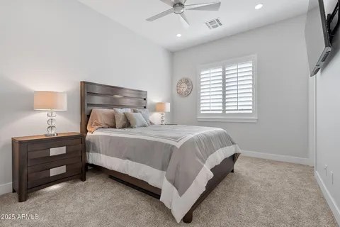 a view of a swimming pool with an outdoor space